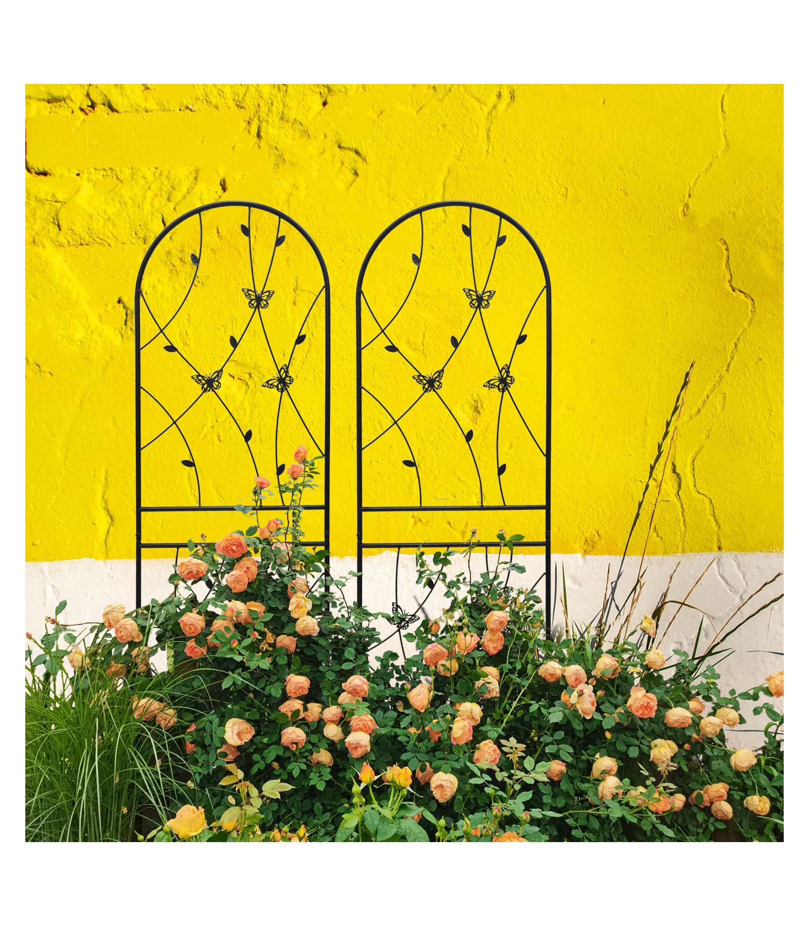 Комплект садовых решеток Streamdale Furniture 2 Pack 71" Metal Garden Trellis