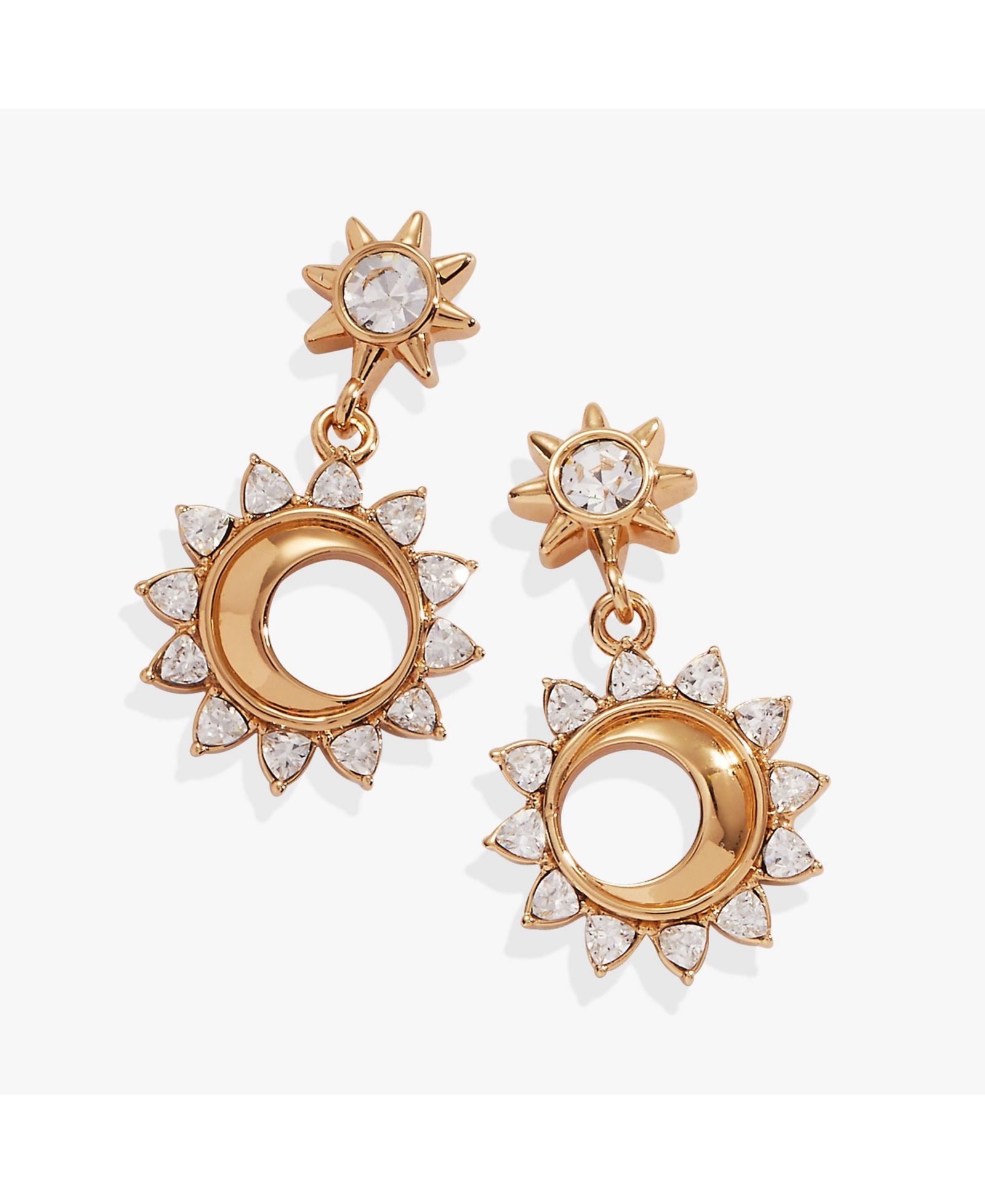 Alex and Ani Серьги-капли Crystal Celestial