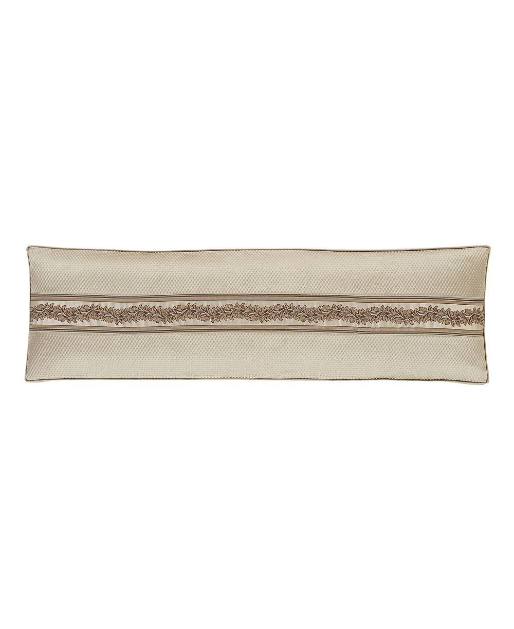J Queen New York Gold Coast Bolster Decorative Pillow, 15" x 52"