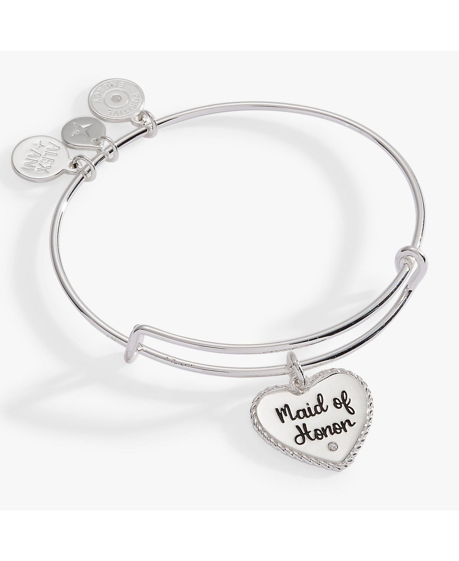 Браслет Alex and Ani Maid Of Honor Heart Bangle