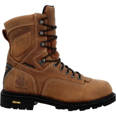 Мужские рабочие ботинки GEORGIA BOOT Waterproof Low Heel Logger