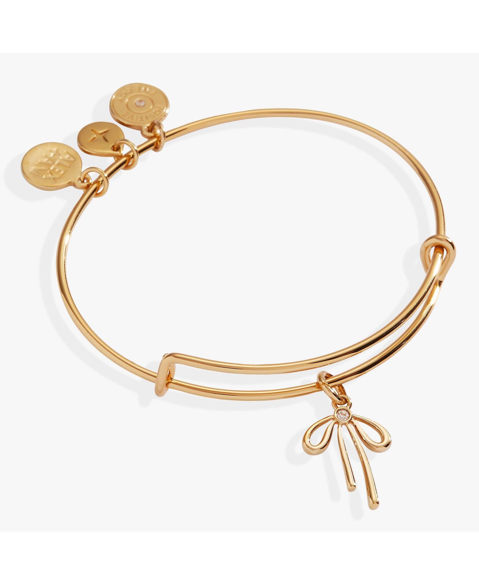 Браслет-бэнгл Bow Duo Charm
