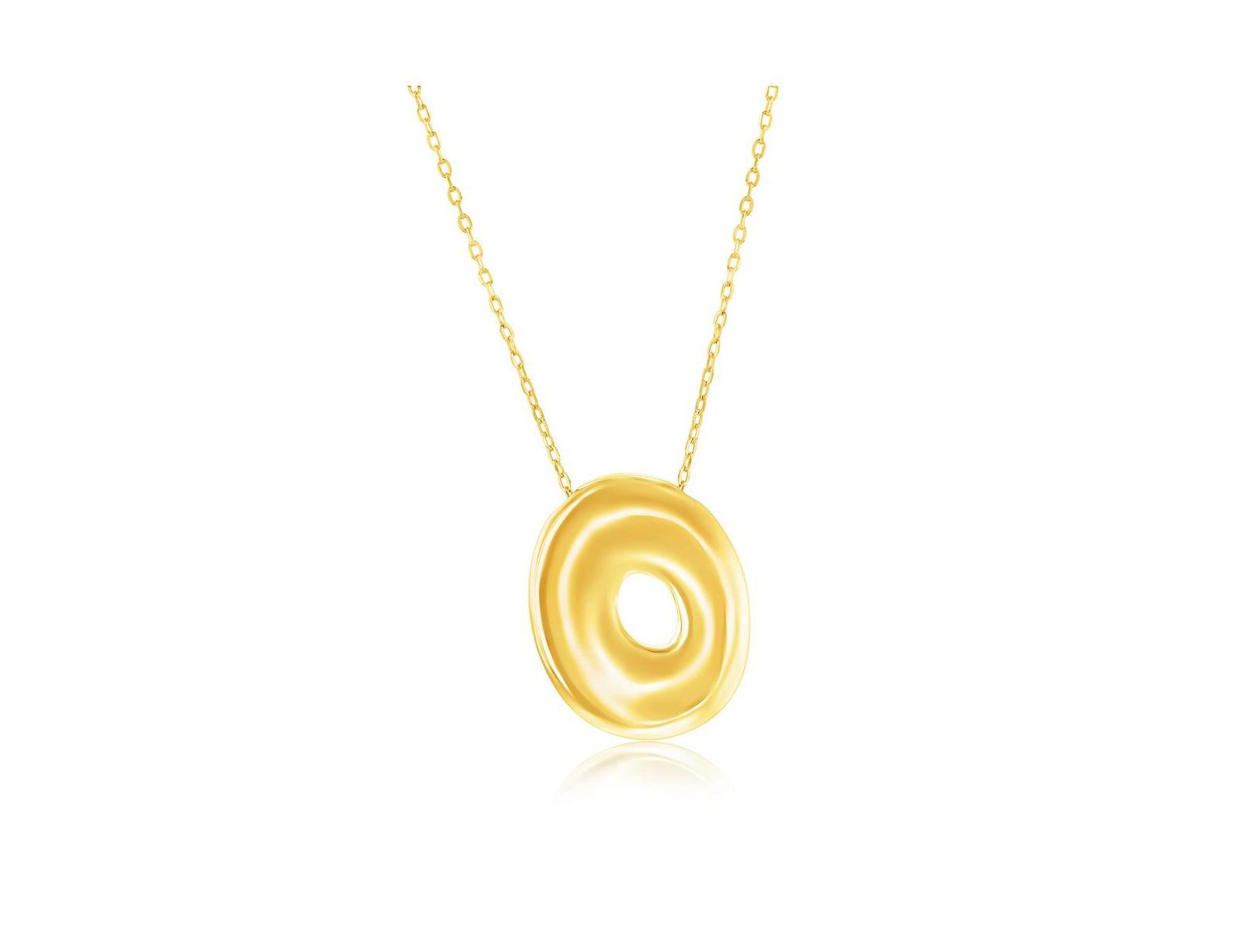 Подвеска Simona Sterling Plated Bubble Initial