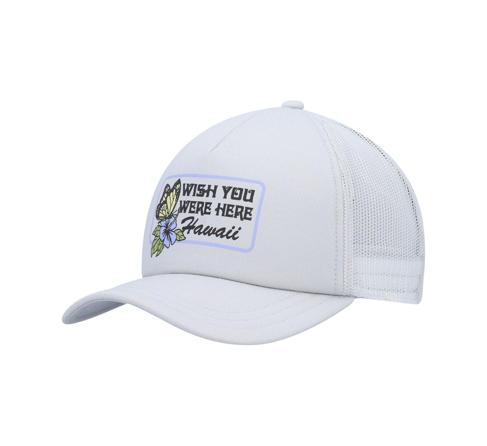 RVCA Женская серая кепка trucker snapback Wish You Were Here