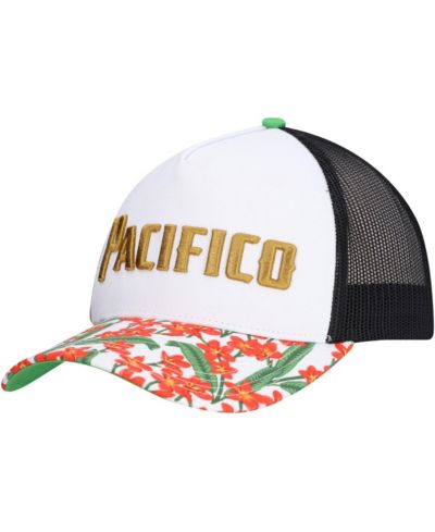 Lids Мужская регулируемая кепка Pacifico A-Frame Floral Trucker, белая