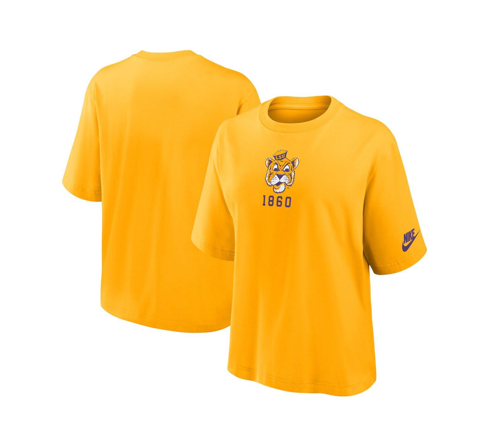 Женская футболка Nike Gold LSU Tigers