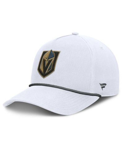 Кепка Fanatics Men's White Vegas Golden Knights Rope A-Frame Adjustable