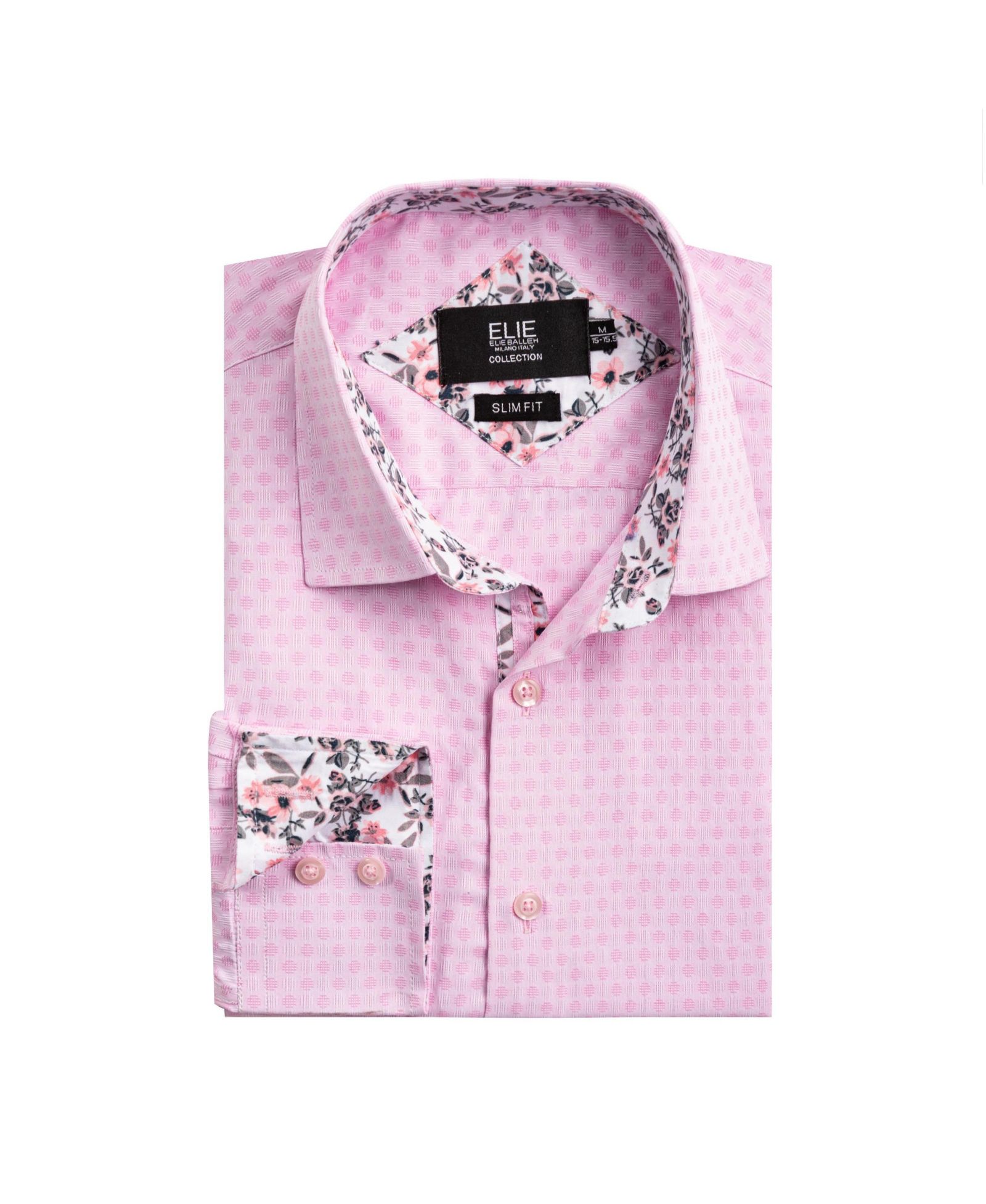 Мужская рубашка Elie Balleh Slim Fit с узором