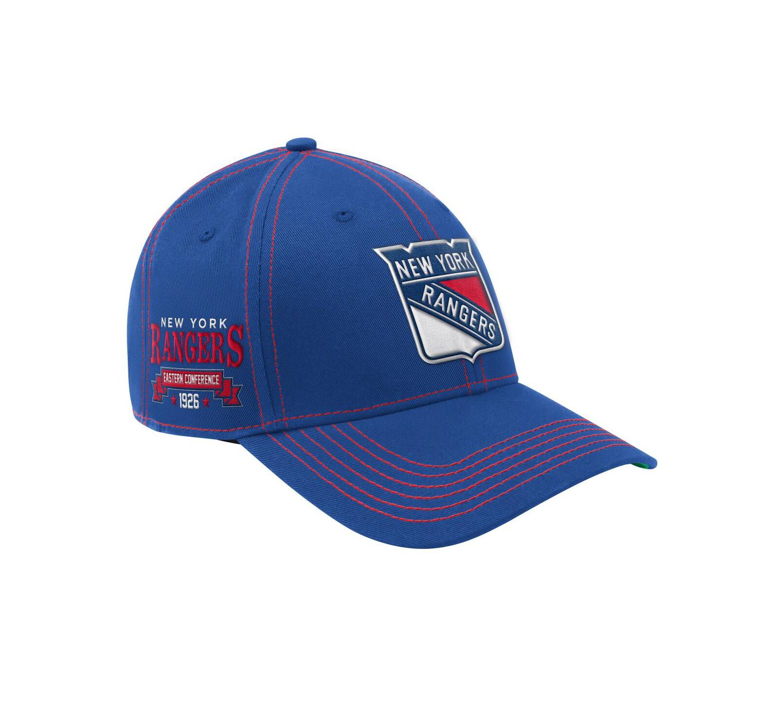 Starter Men's Blue New York Rangers Sphere II Curved Starfit Adjustable Hat