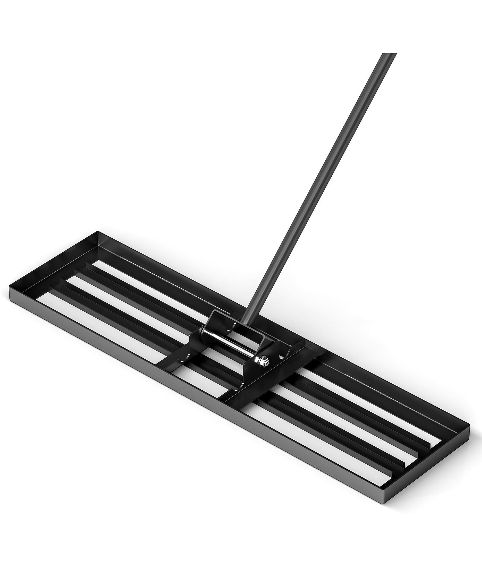 GOUUN 36 x 10 Inch Lawn Leveling Rake with Ergonomic Handle