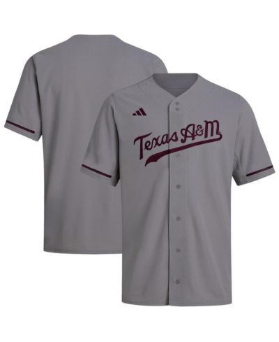 Adidas Men's Gray Texas A&M Aggies Replica Baseball Jersey
