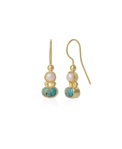 Серьги Spero London Authentic Sterling Drop Plated