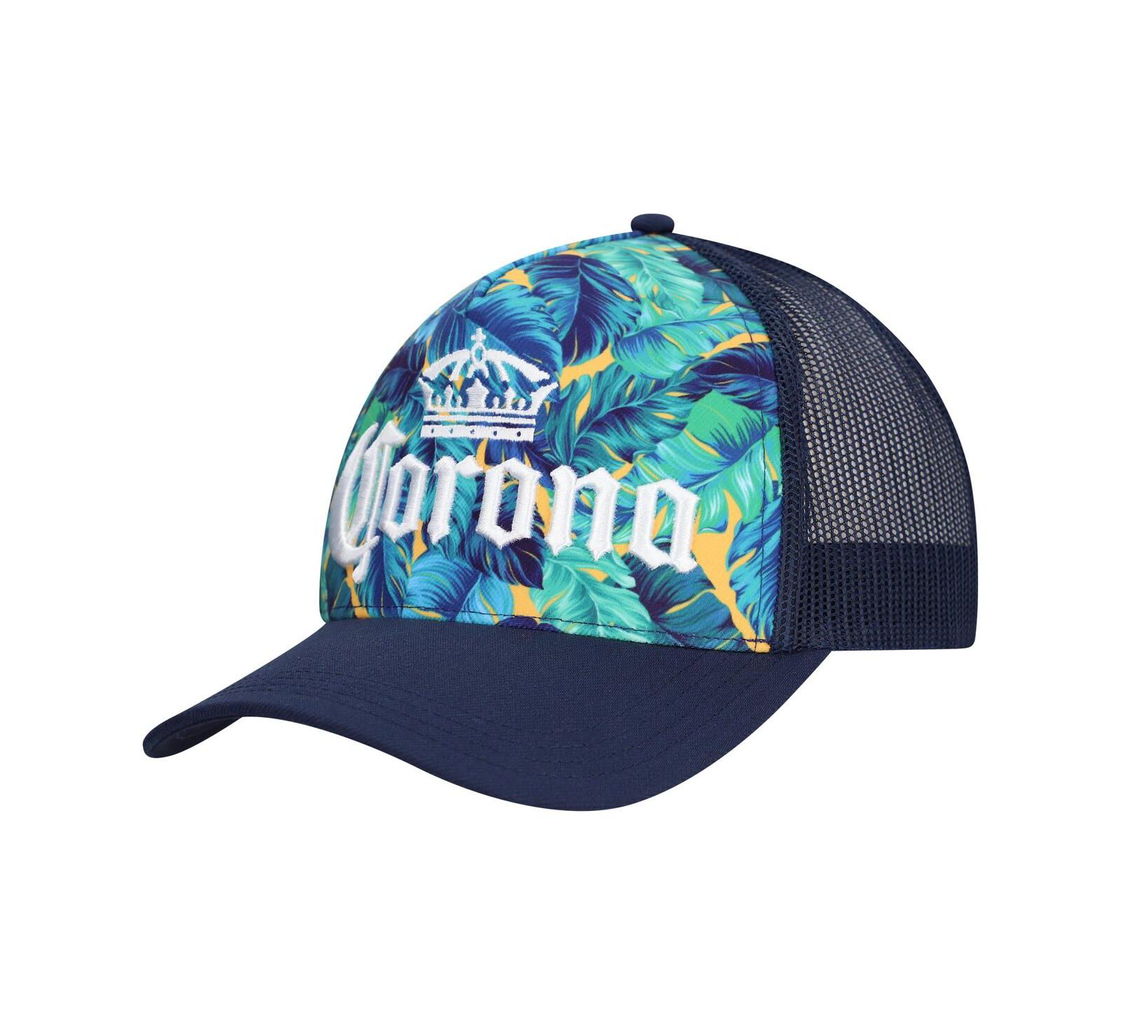 Lids Men's Navy Corona A-Frame Floral Trucker Adjustable Hat