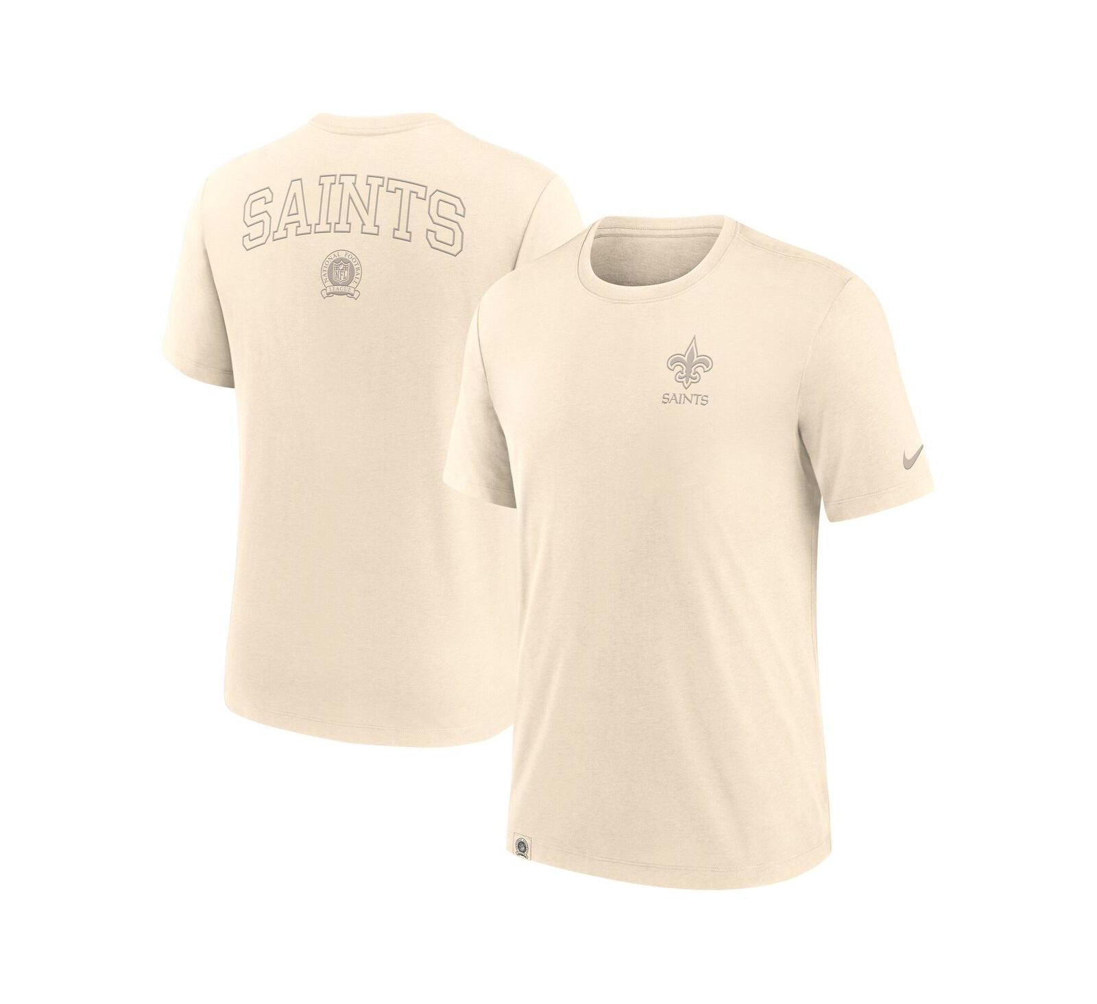 Nike Men's Cream New Orleans Saints Glory Tri-Blend T-Shirt