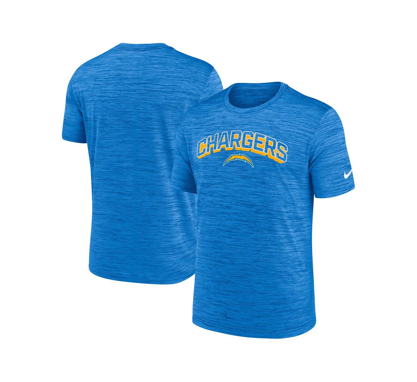 Футболка Nike Men's Powder Blue Los Angeles Chargers Velocity Performance