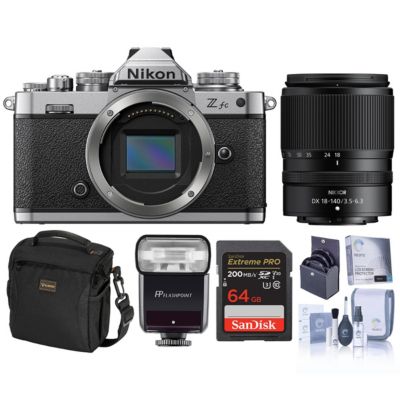Nikon Z fc DX-Format Mirrorless Camera with NIKKOR Z DX 18-140mm Lens and Accessories Bundle