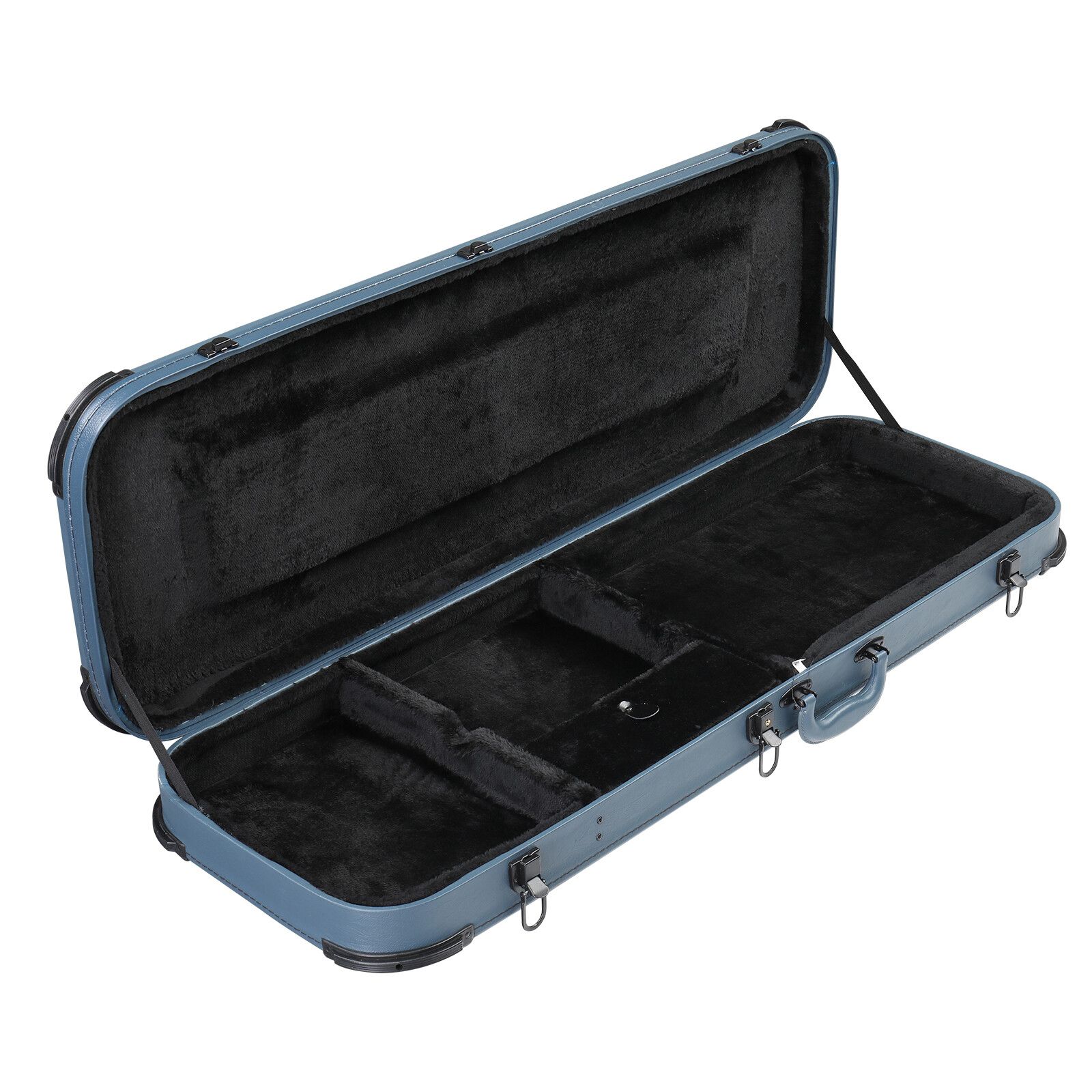 Yescom Electric Guitar Hard Case with Protective Sleeve for Stratocaster ST Tele PU Guitar Hard Case Lockable