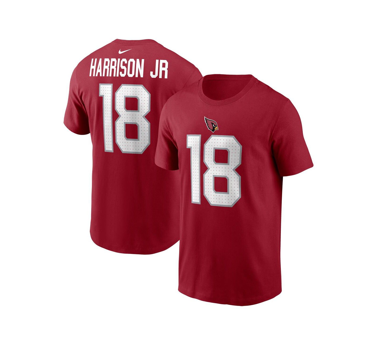 Мужская футболка Nike Marvin Harrison Jr. Cardinal Arizona Cardinals