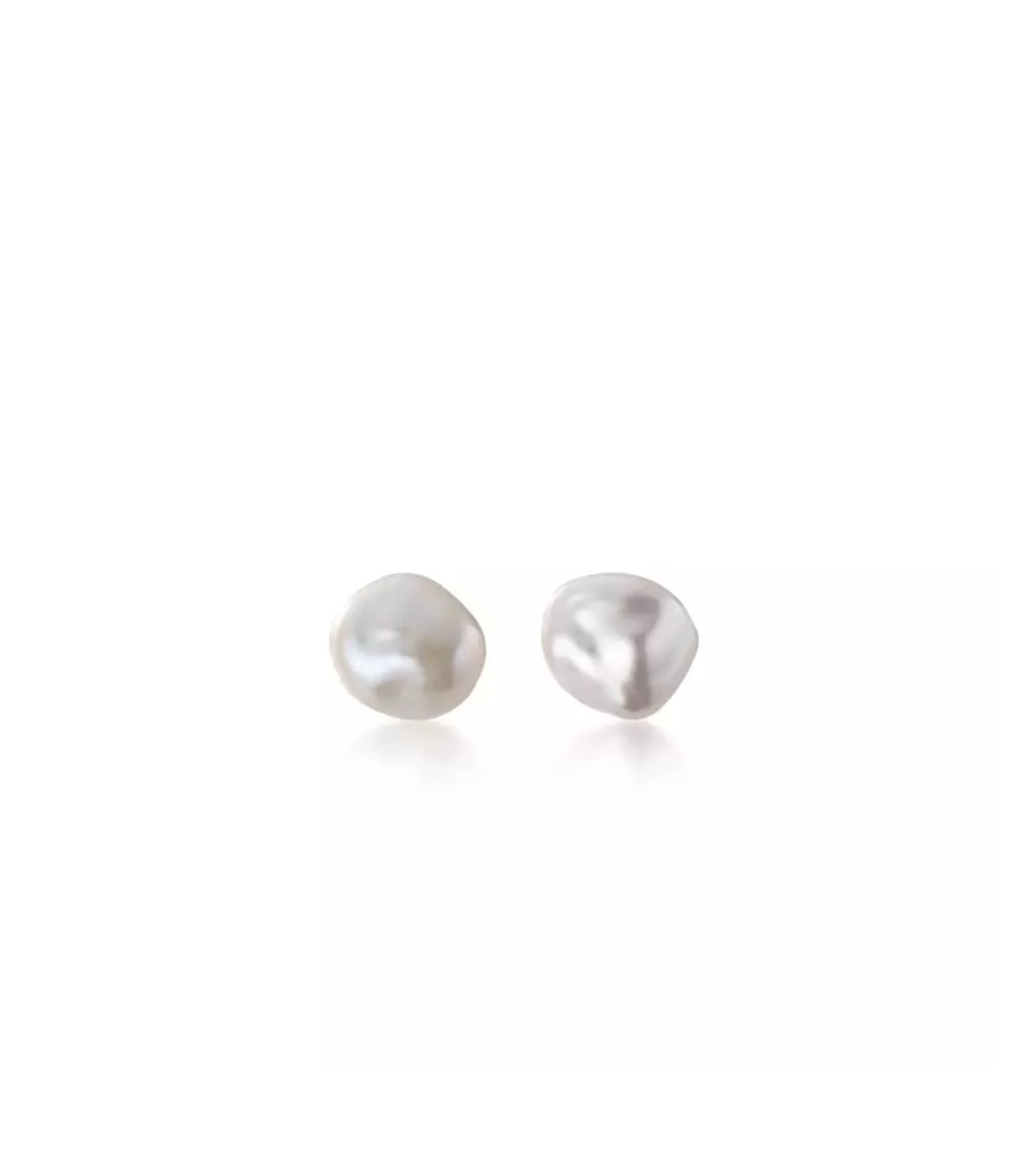 Серьги-гвоздики Spero London Baroque Pearl Irregular Sterling