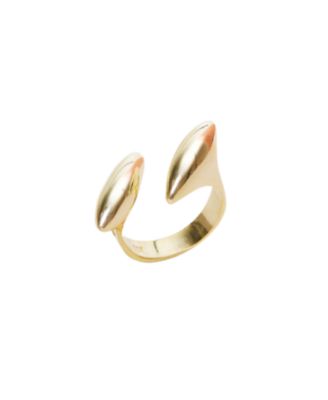 Spero London Двойное кольцо Marquise Sterling