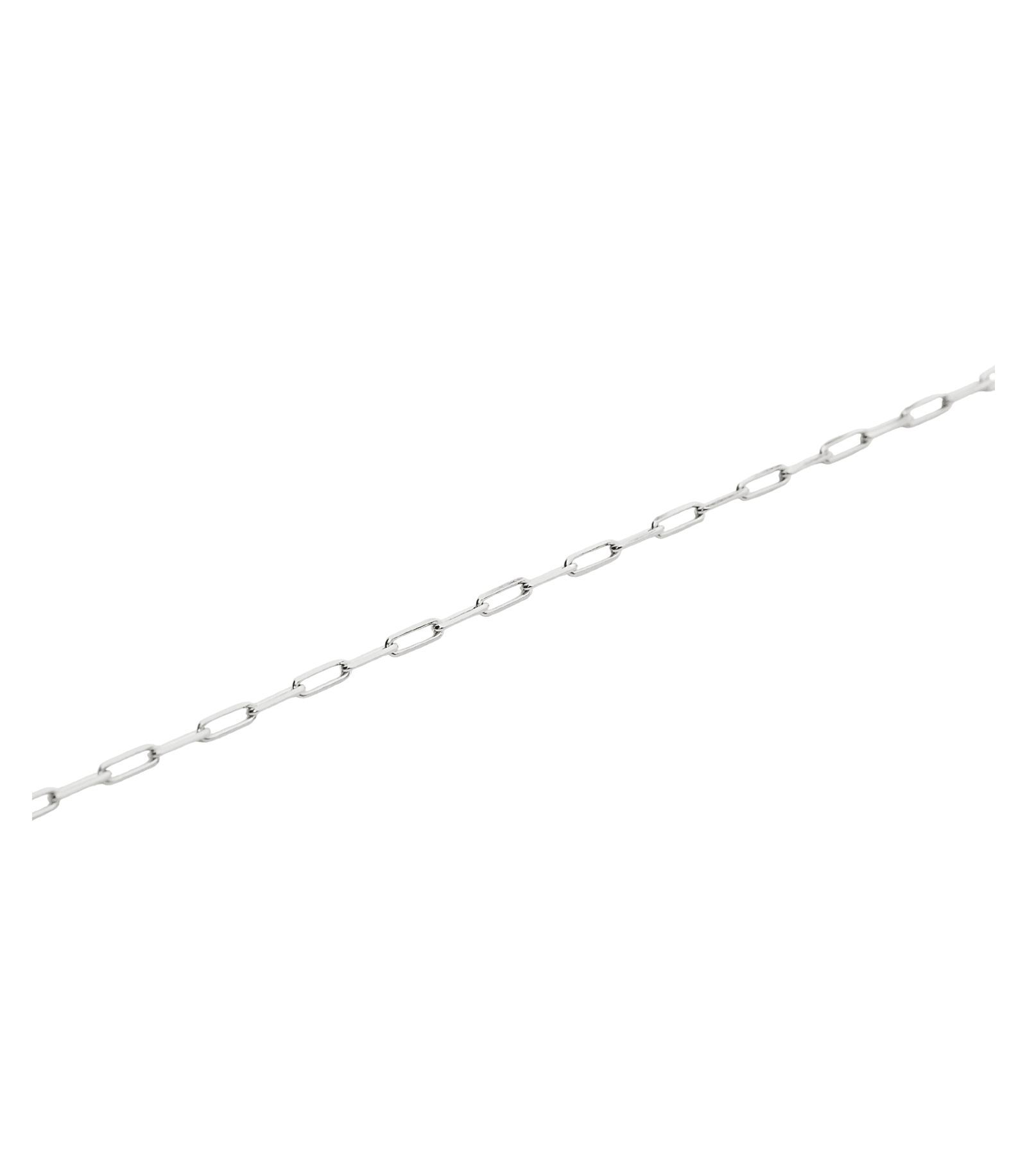 Spero London Rectangular Sterling Chain Bracelet