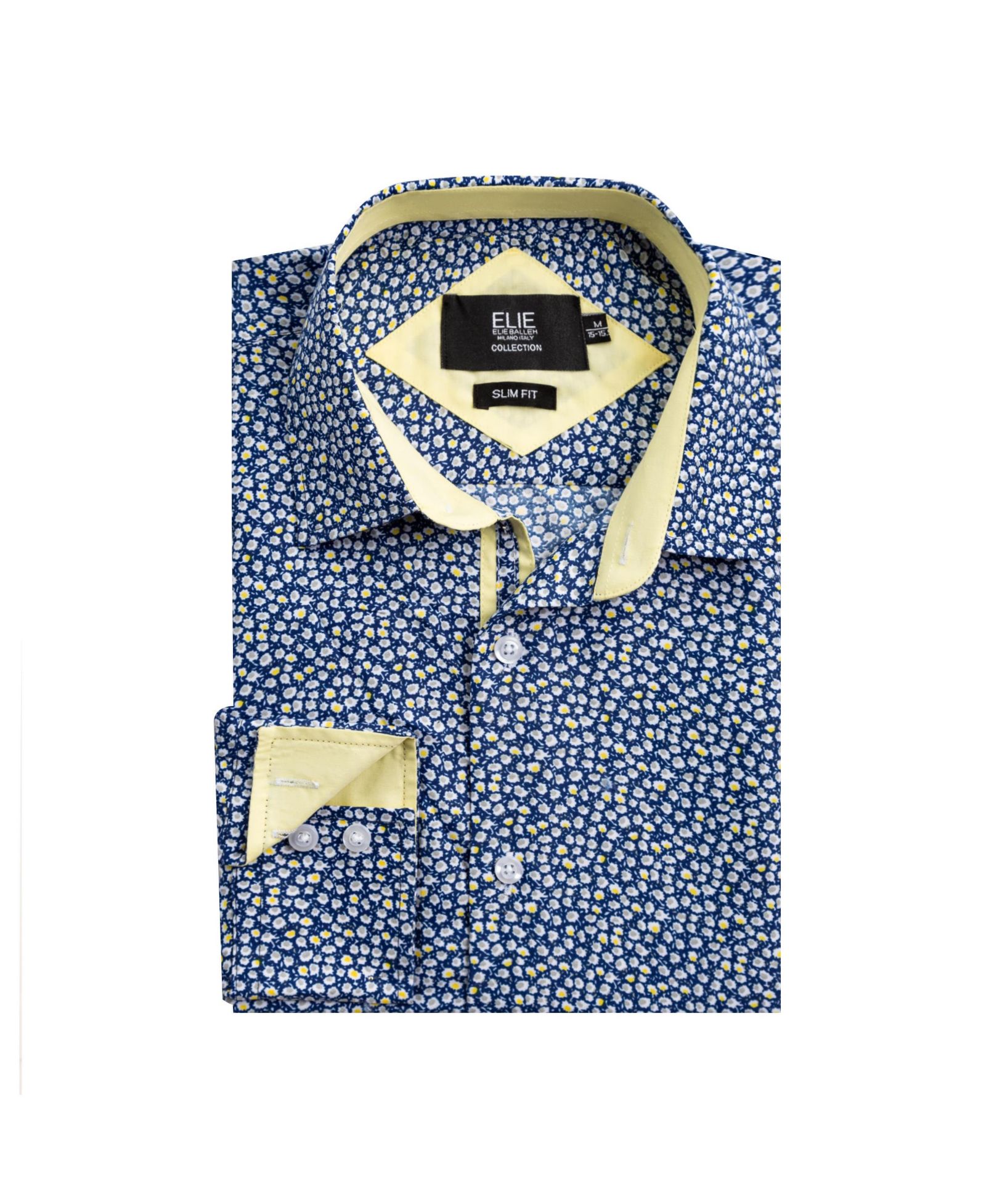 Elie Balleh мужская рубашка Slim Fit с цветочным принтом для мальчиков