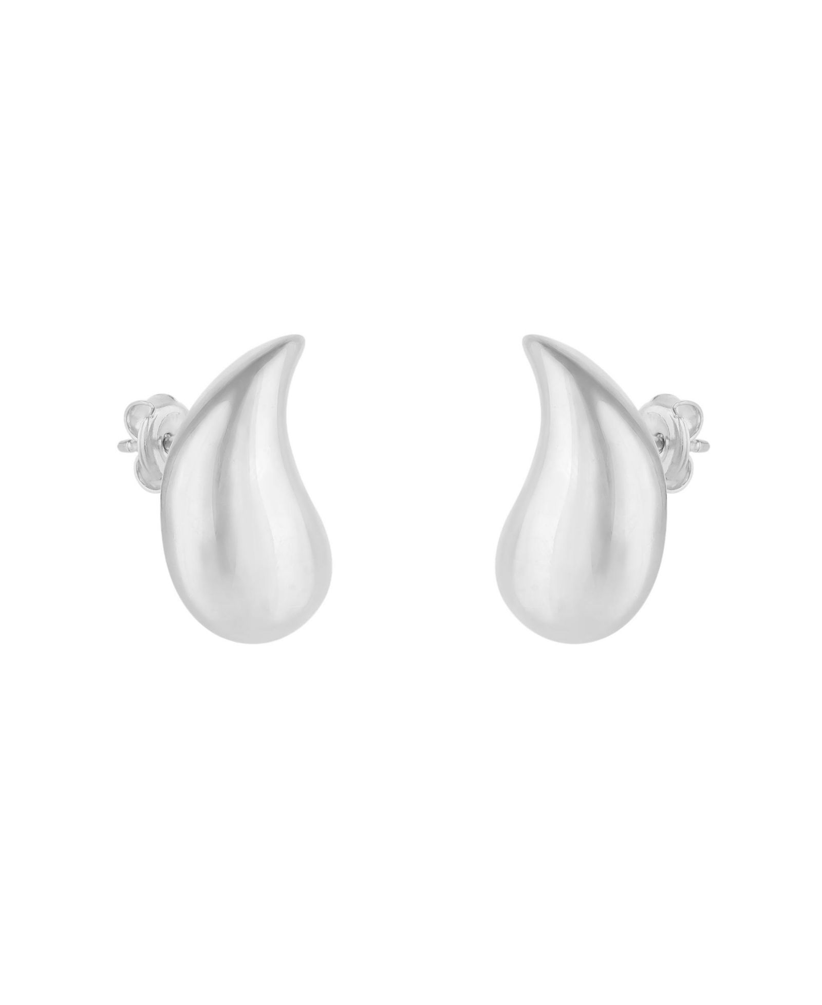 Spero London Pear Teardrop Earrings in Sterling