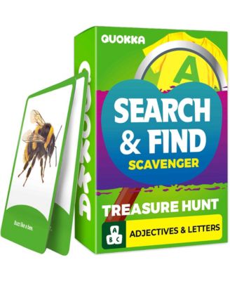 Quokka Scavenger Hunt Party 50-Card Game, Ages 4-8