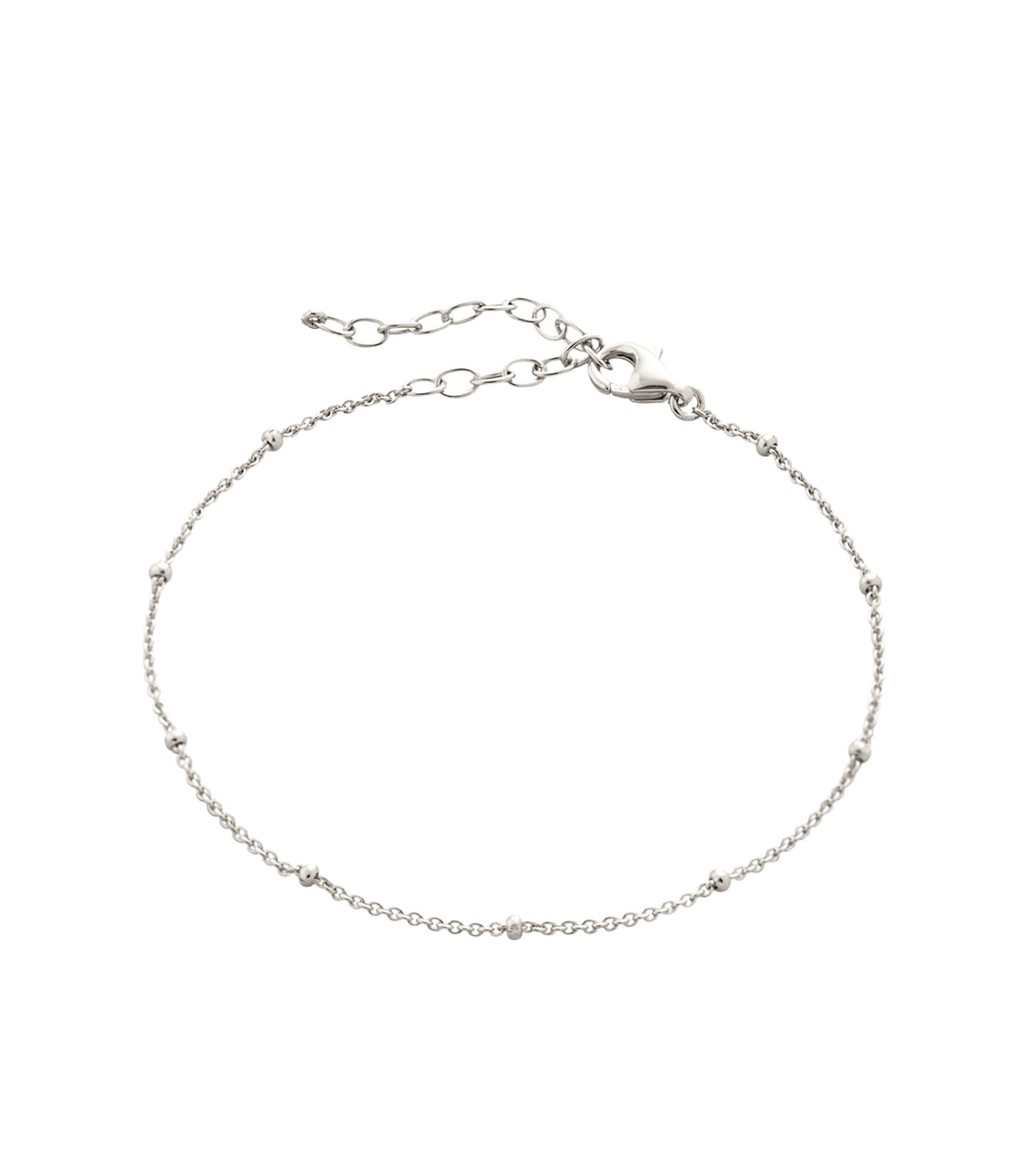 Spero London Fine Beaded Chain Bracelet Sterling Silver