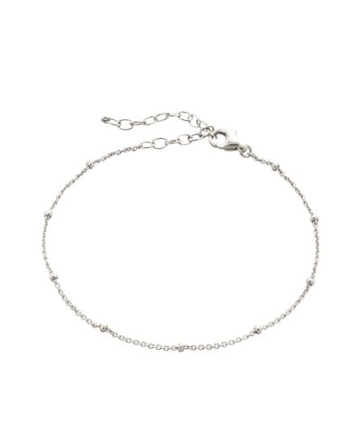 Spero London Fine Beaded Chain Bracelet Sterling Silver