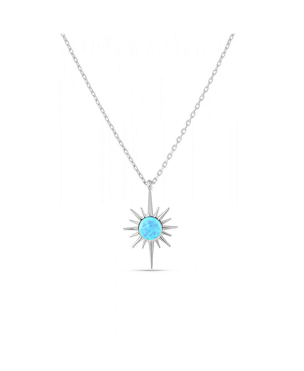 Ожерелье с кулоном Spero London Opal Northernstar