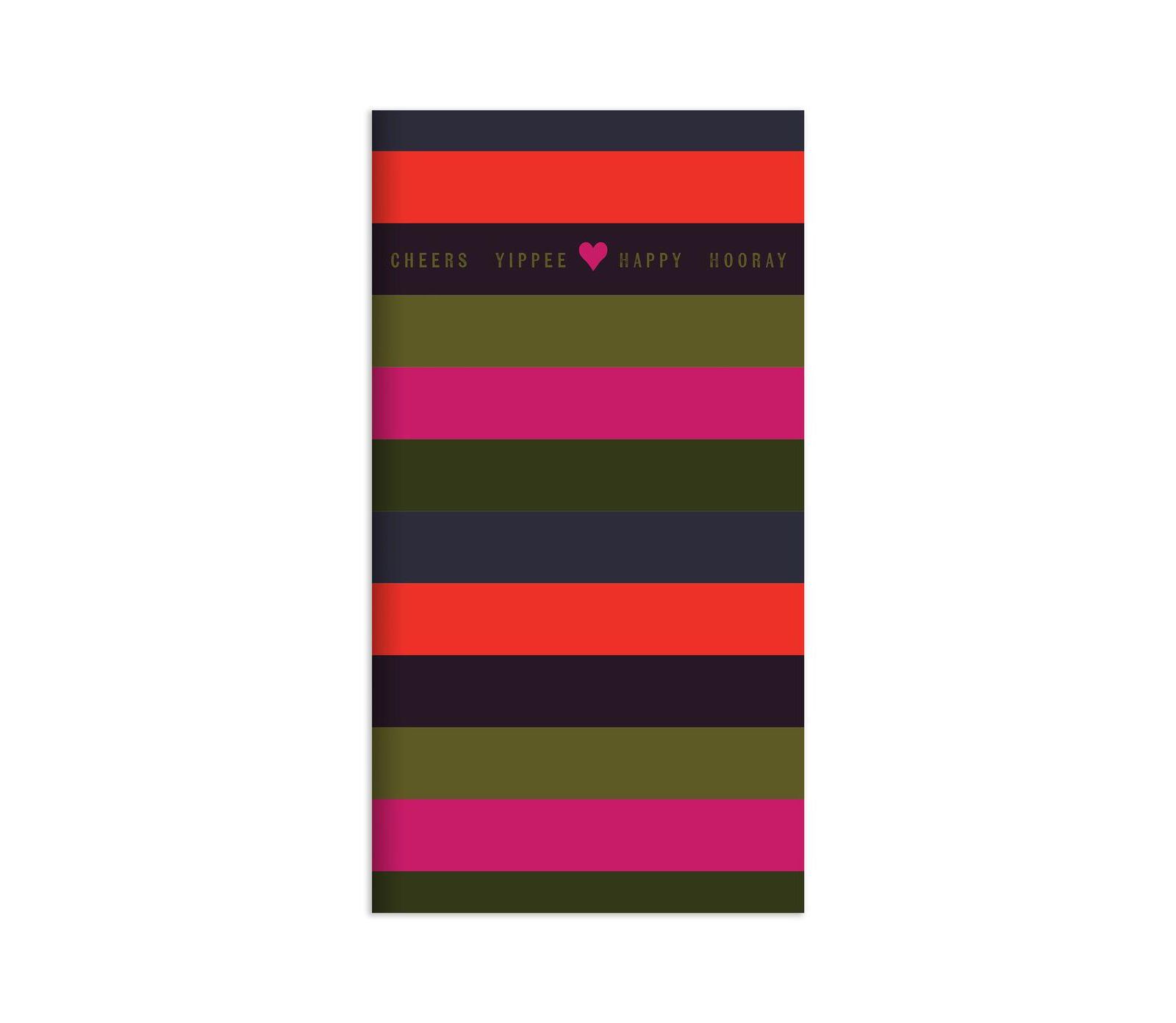 Stripes Perpetual блокнот для дней рождения и праздников