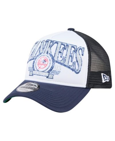 Мужская кепка New Era New York Yankees 9FORTY A-Frame, темно-синяя