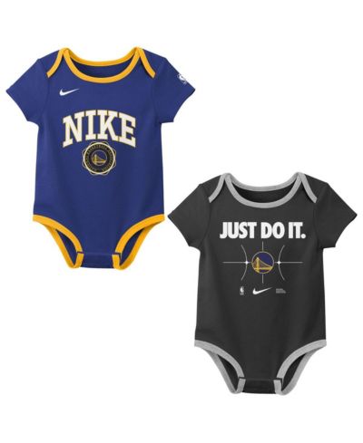 Nike Детский набор боди 2 шт. Royal/Black Golden State Warriors Just Do It