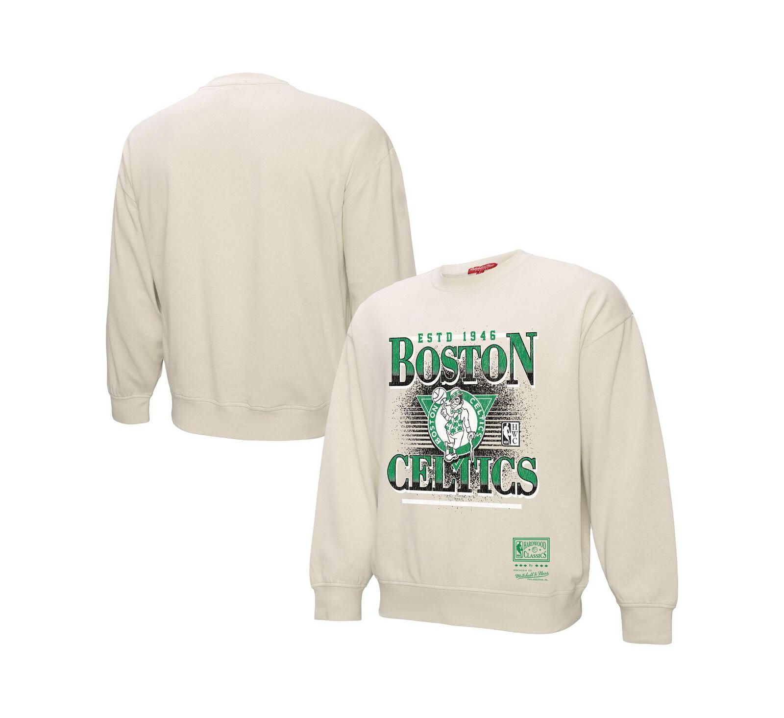 Mitchell & Ness Женская толстовка Boston Celtics Oversprayed с начесом