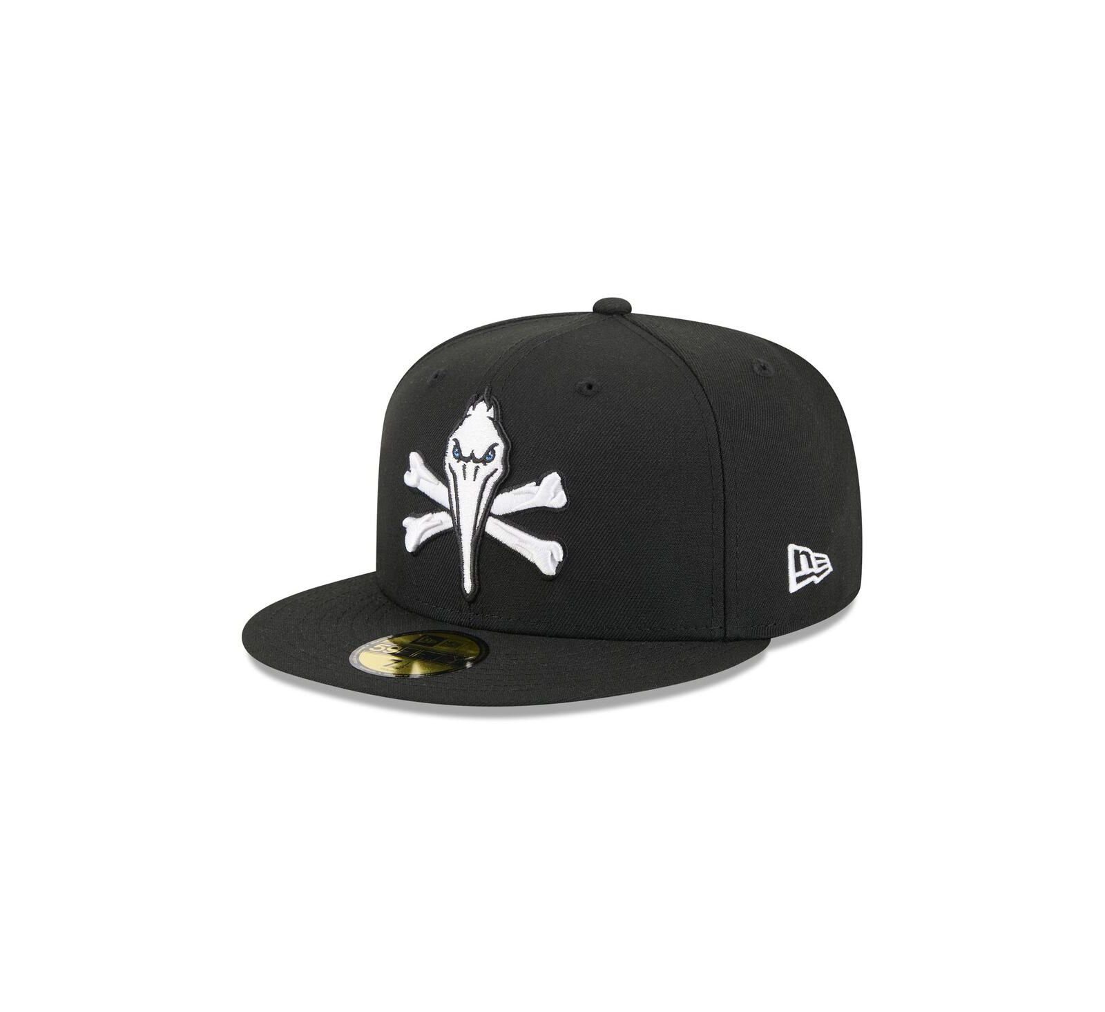 Кепка New Era Men's Black Myrtle Beach Pelicans 59FIFTY Fitted Hat