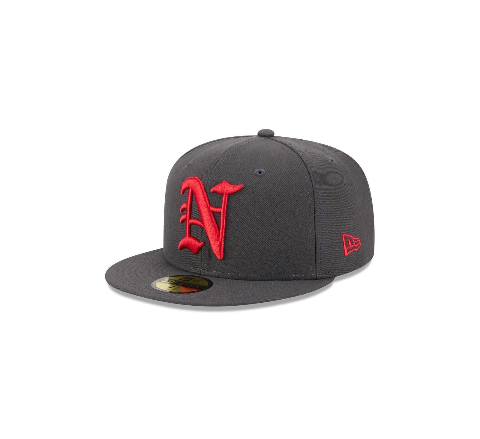 New Era Men's Gray Norfolk Tides Theme Nights 59FIFTY Fitted Hat