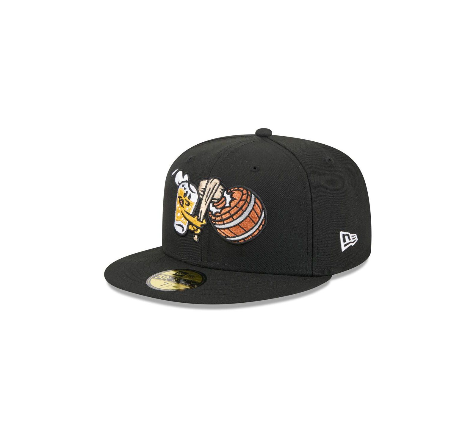 Мужская кепка New Era 59FIFTY Black West Michigan Whitecaps Theme Nights