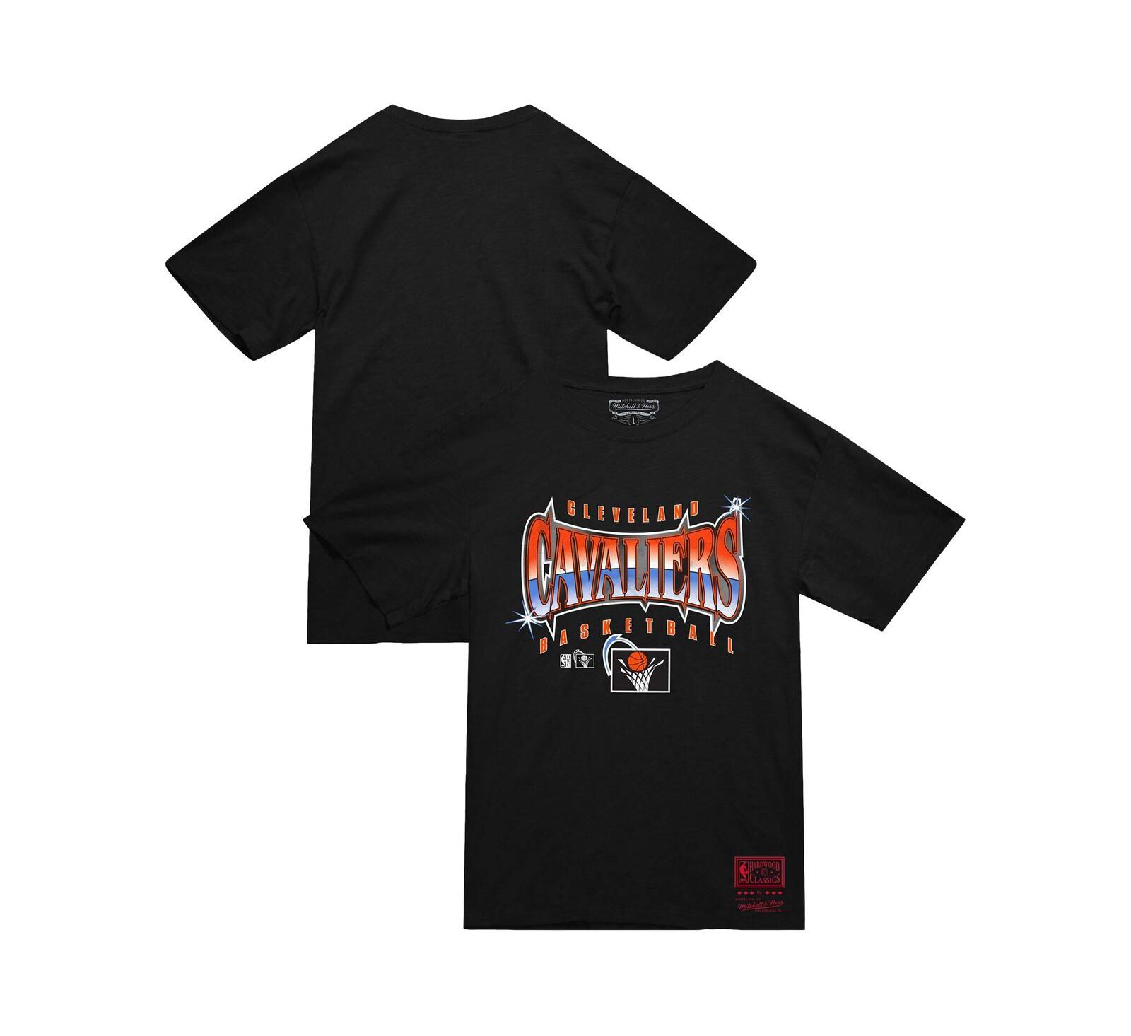 Mitchell & Ness Мужская футболка Cleveland Cavaliers Worldwide Collection Glow Up черная