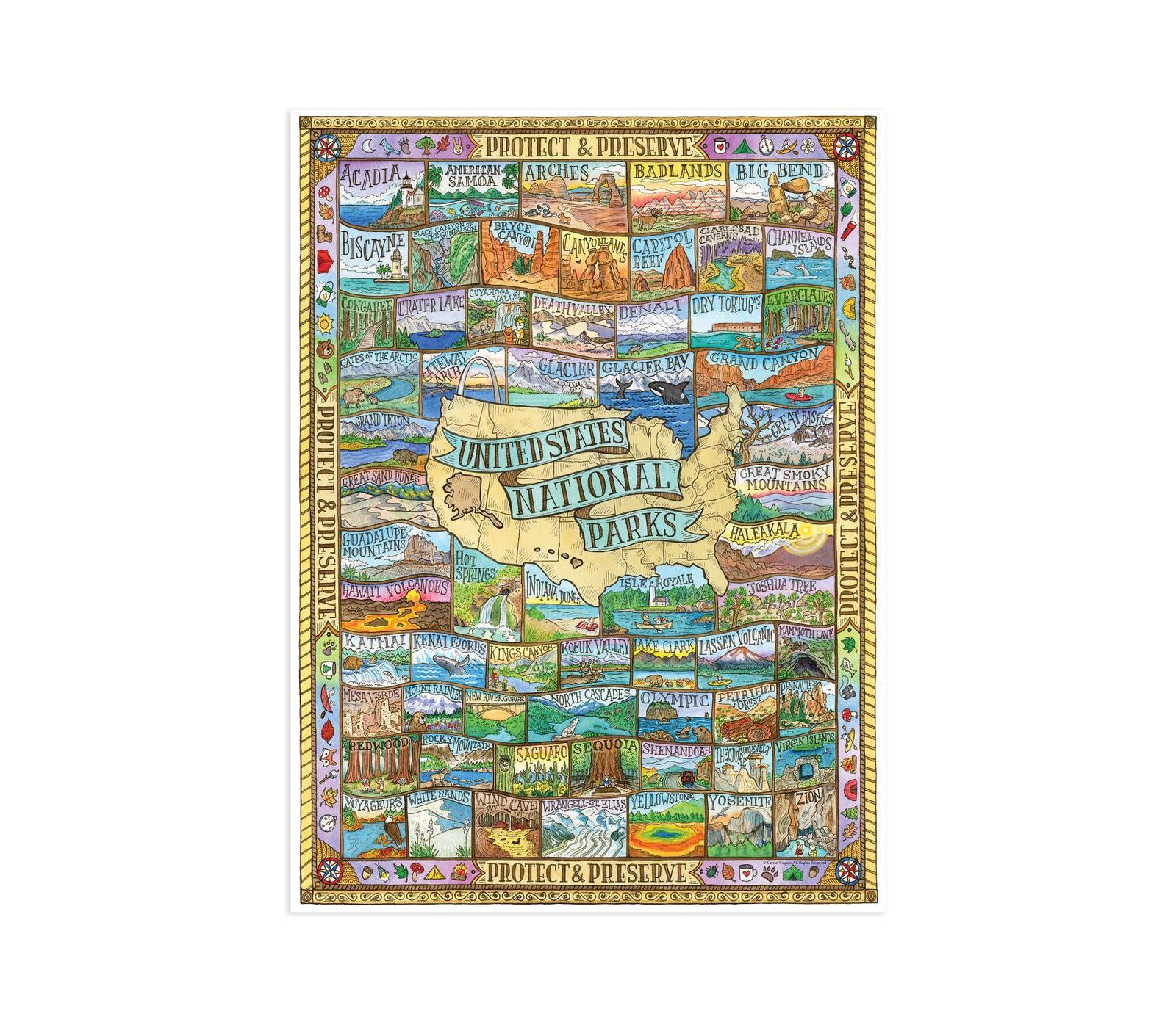 Пазл National Parks из 1000 элементов