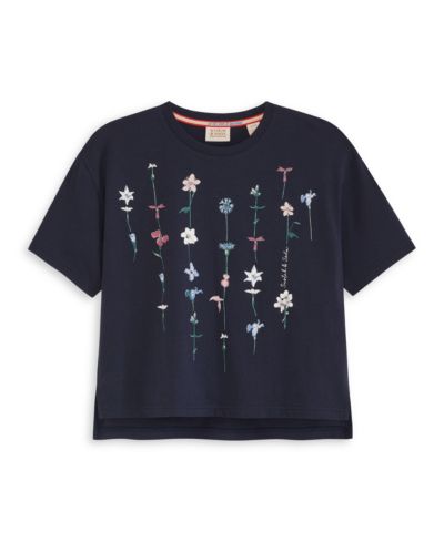 SCOTCH & SODA Big Girls Jersey Short Sleeve Fashion T-Shirt