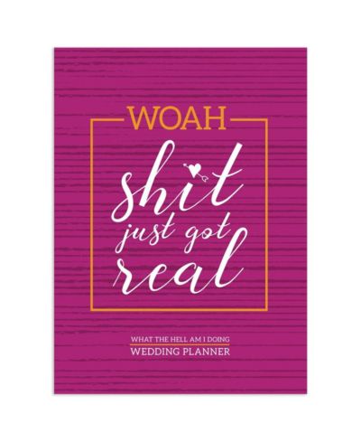 Ежемесячный свадебный планер Woah! Undated 7.5"x10.25"