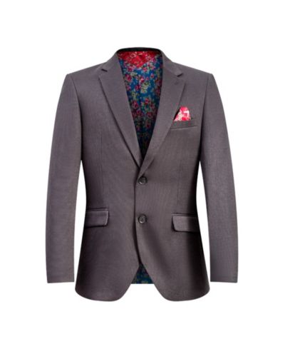 Мужской классический блейзер Elie Balleh Black Slim Fit