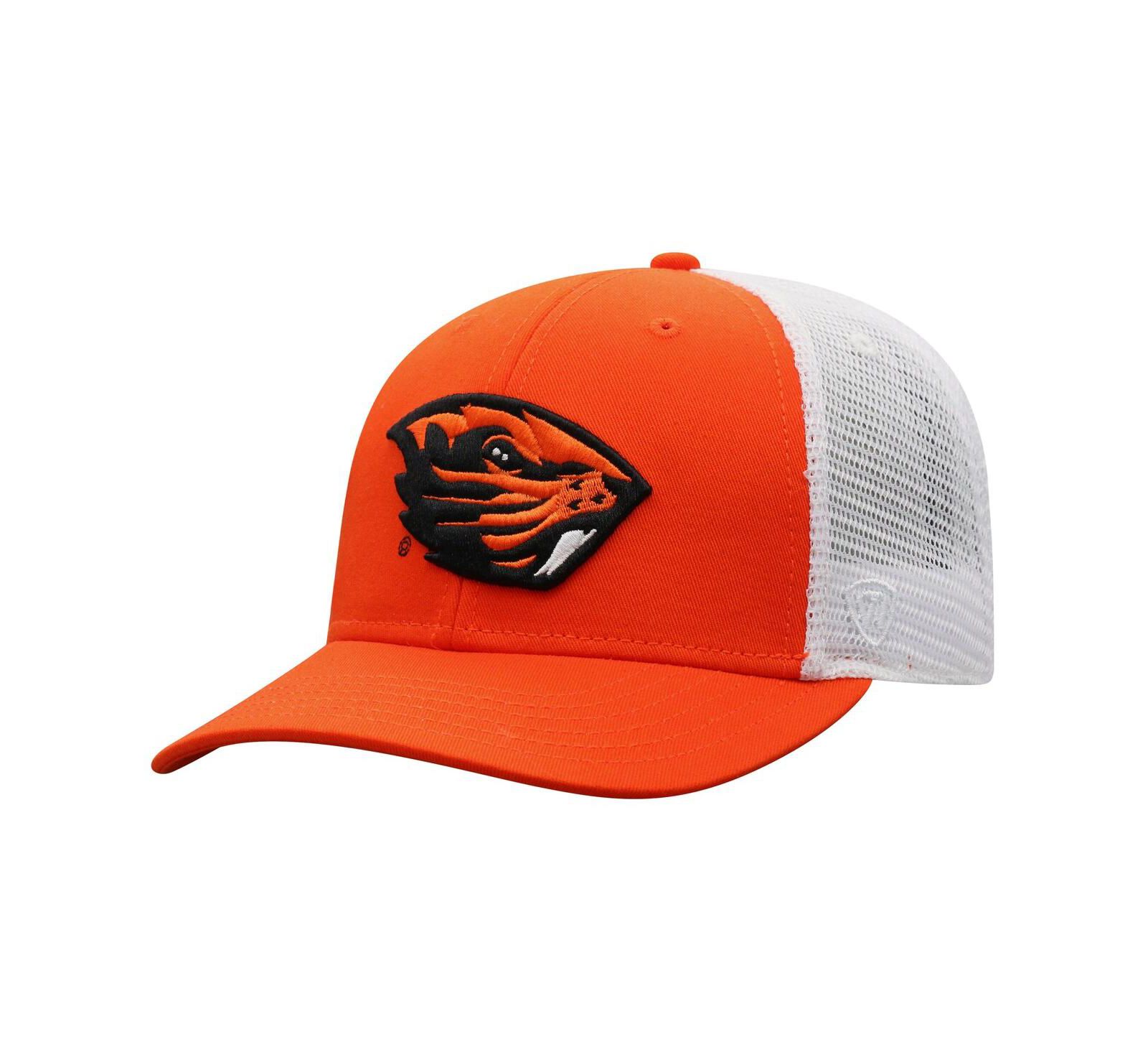 Top of the World Men's Orange/White Oregon State Beavers Victory Baseline Adjustable Trucker Hat