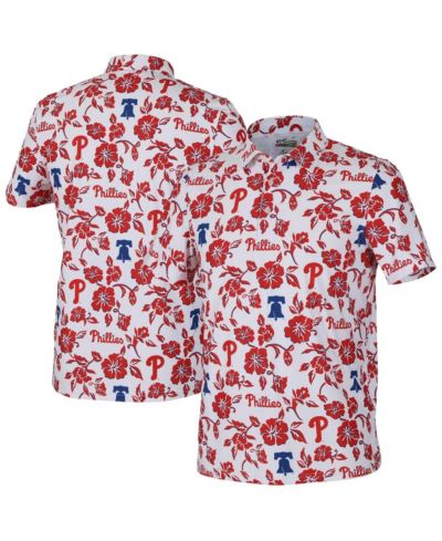 Поло Reyn Spooner Men's White Philadelphia Phillies Pua