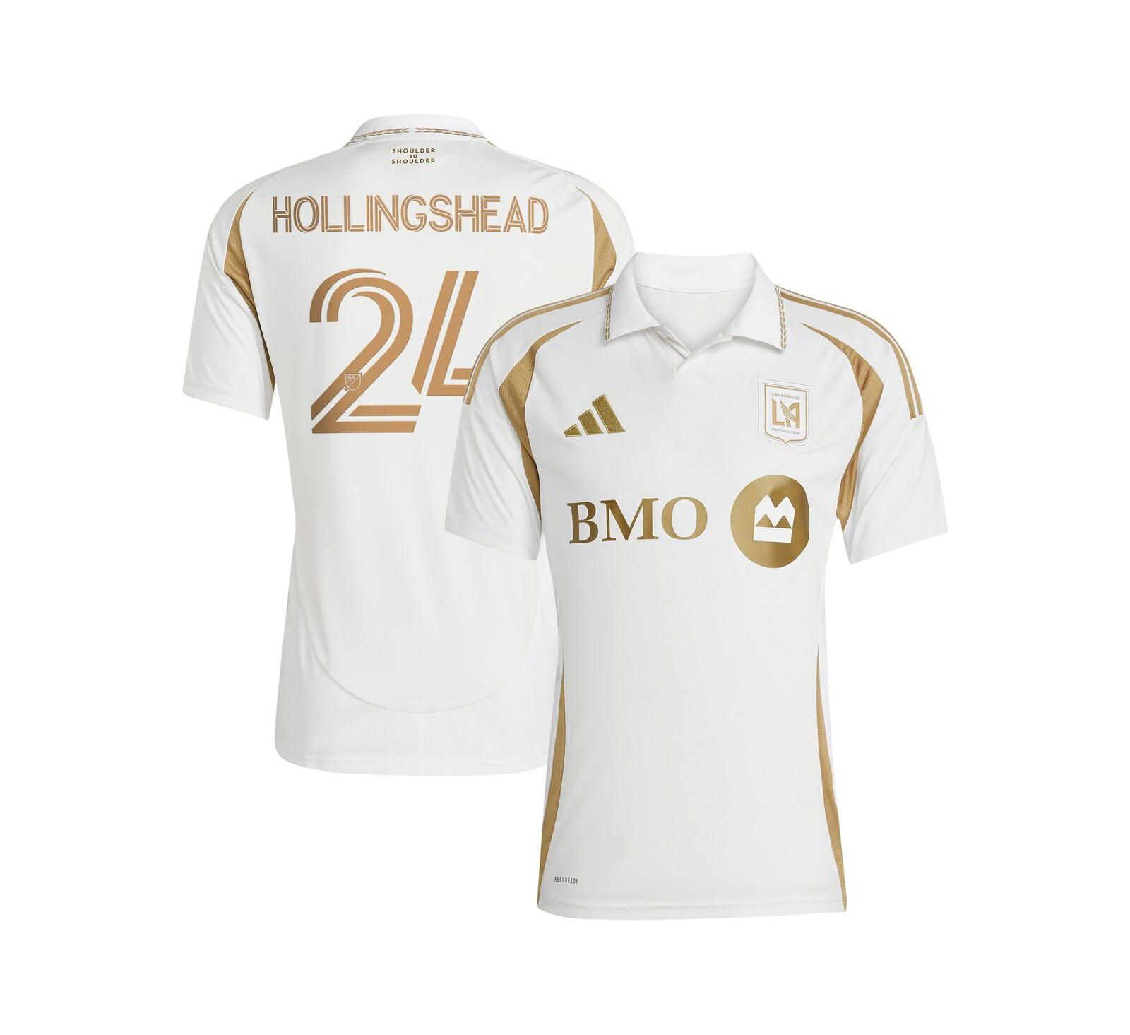 Adidas Men's Ryan Hollingshead White LAFC 2025 Secondary Replica Player Jersey