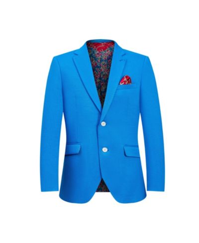 Классический блейзер Elie Balleh Boys Royal Blue Slim Fit