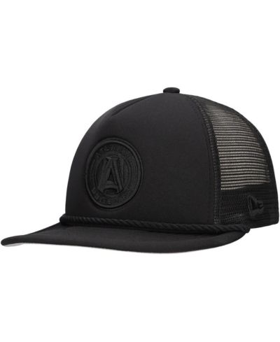 Мужская кепка New Era Black Atlanta United FC Active Tone Golfer Snapback Hat