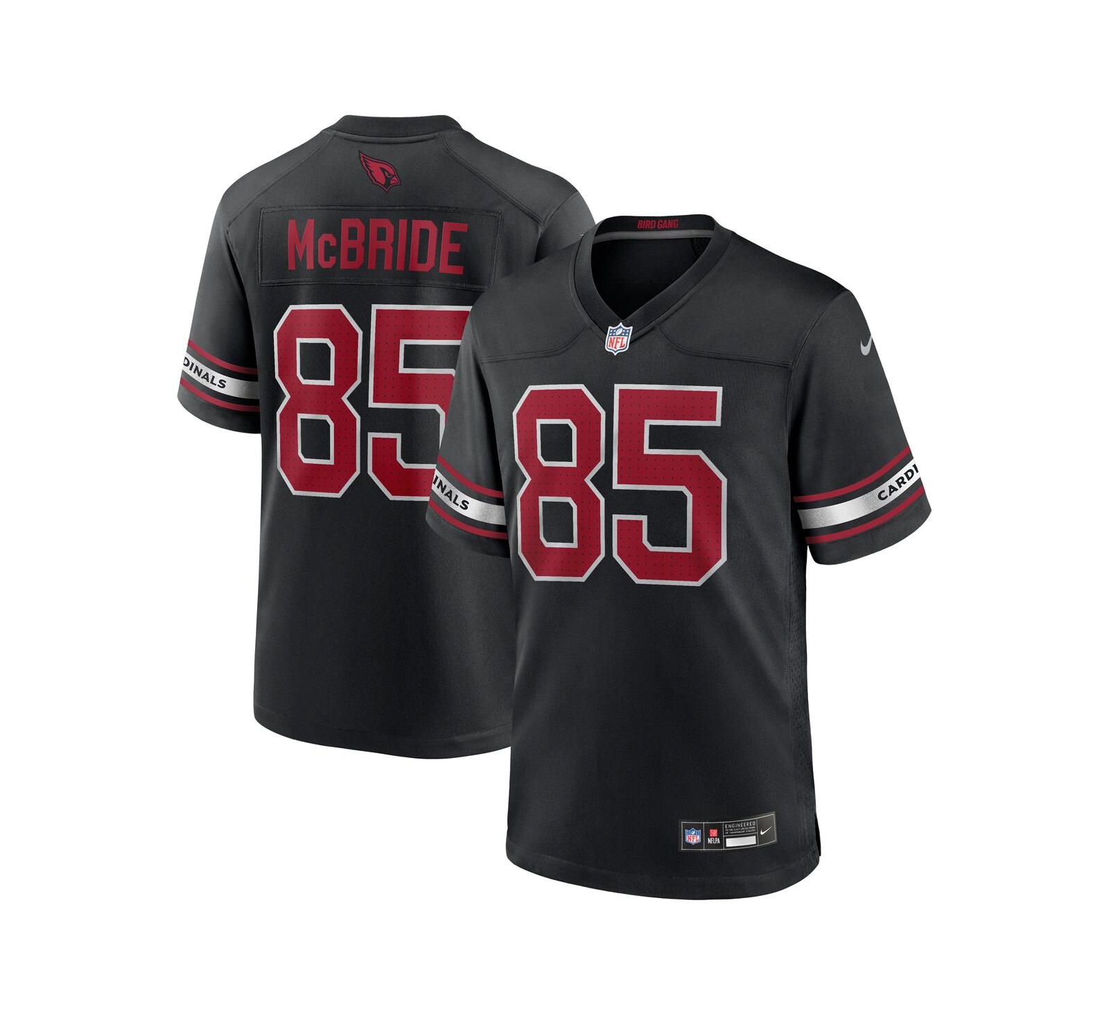 Мужская игровая джерси Nike Trey McBride Black Arizona Cardinals Alternate