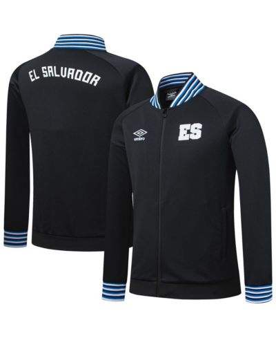 Мужская куртка Umbro Black El Salvador National Team Presentation Raglan Full-Zip